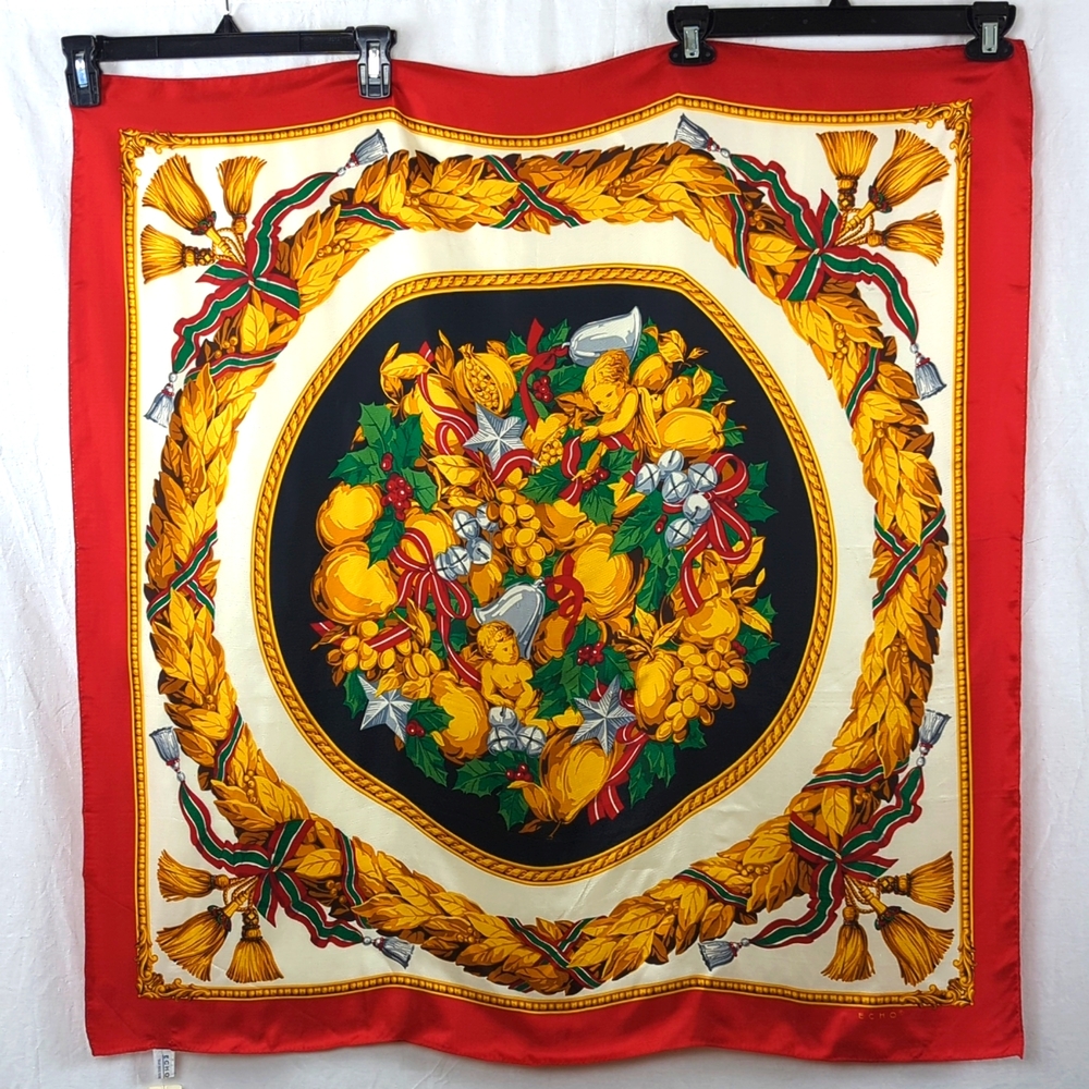 NWT BUTT VINTAGE ECHO 100% SILK SCARF FROM NORDSTROM